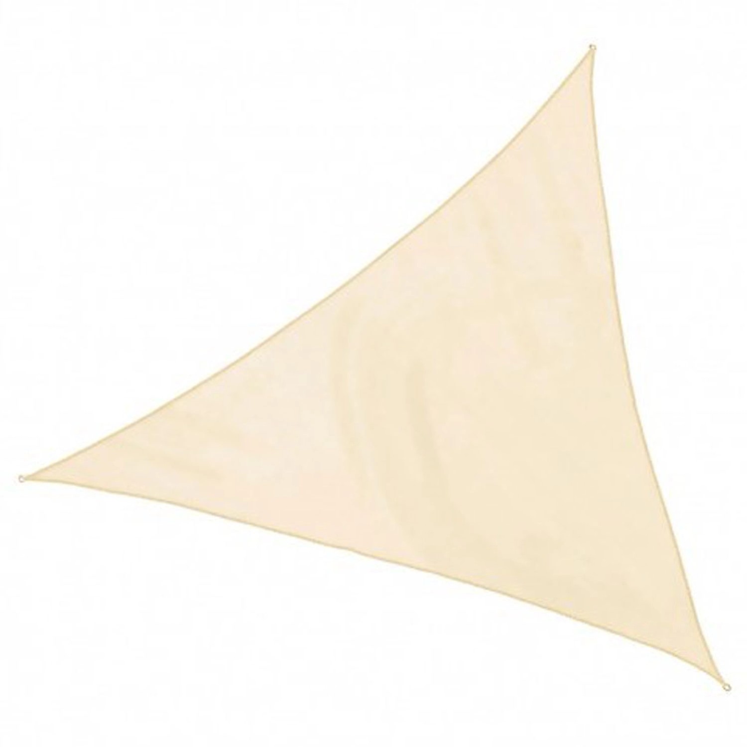 Żagiel cieniujący trójkątny beżowy - 3,6 m
