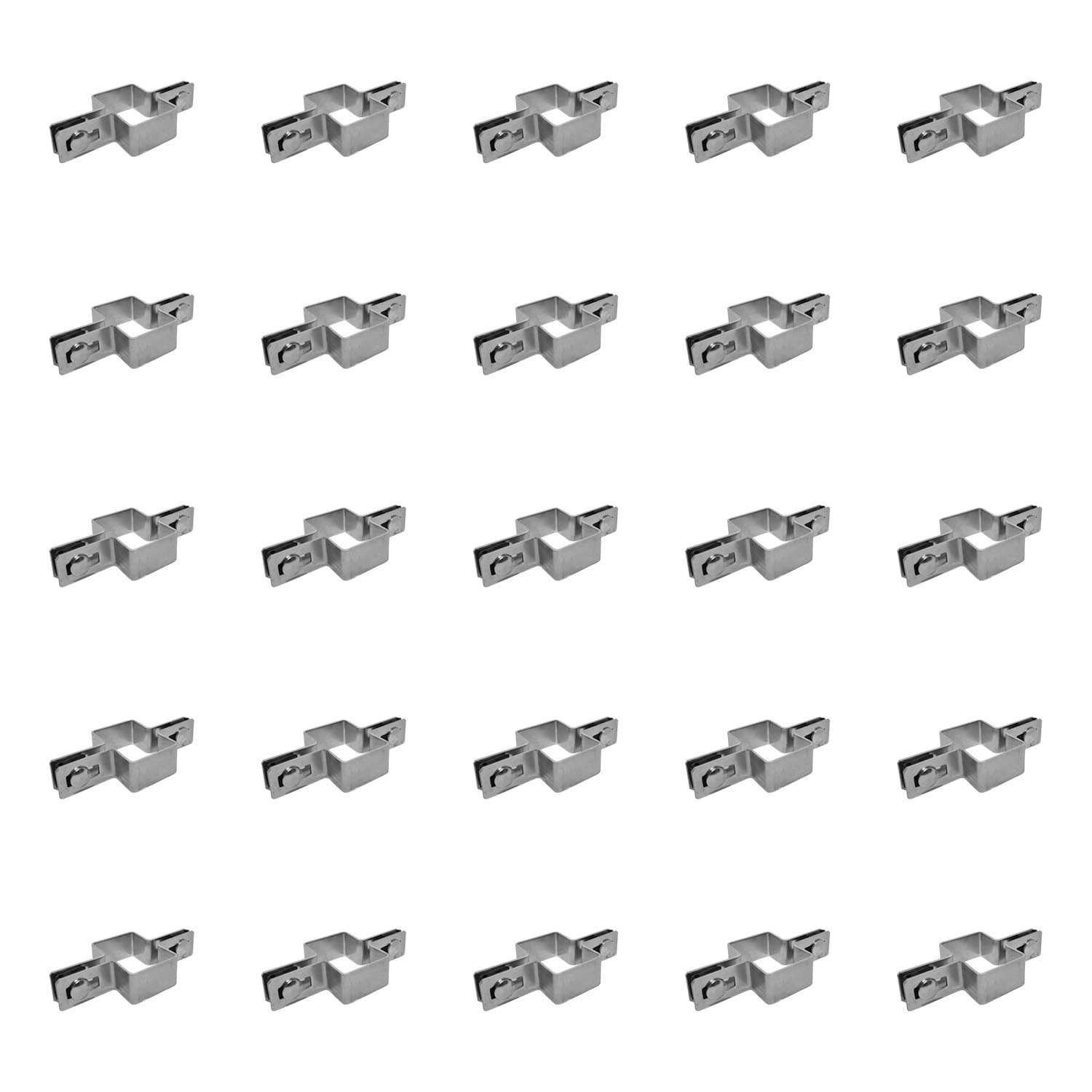 Obejma pośrednia ocynkowana 4 x 6 cm - 25 szt.