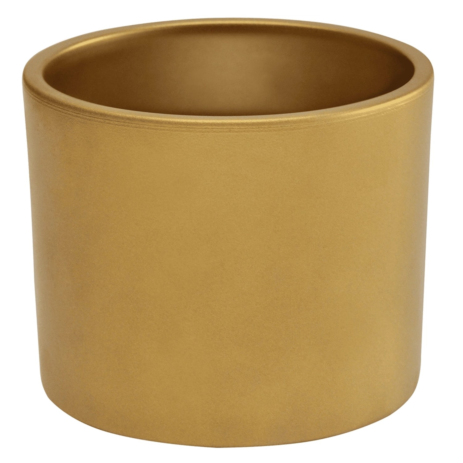 Osłonka Vienna złota pół matowa - śr. 28 cm