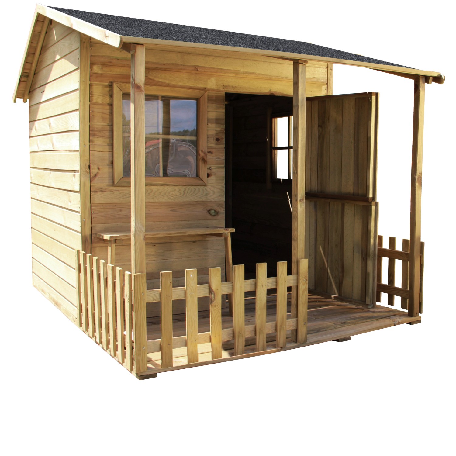 4IQ Domek Wiki z tarasem - 190 x 143 cm, wys. 159 cm