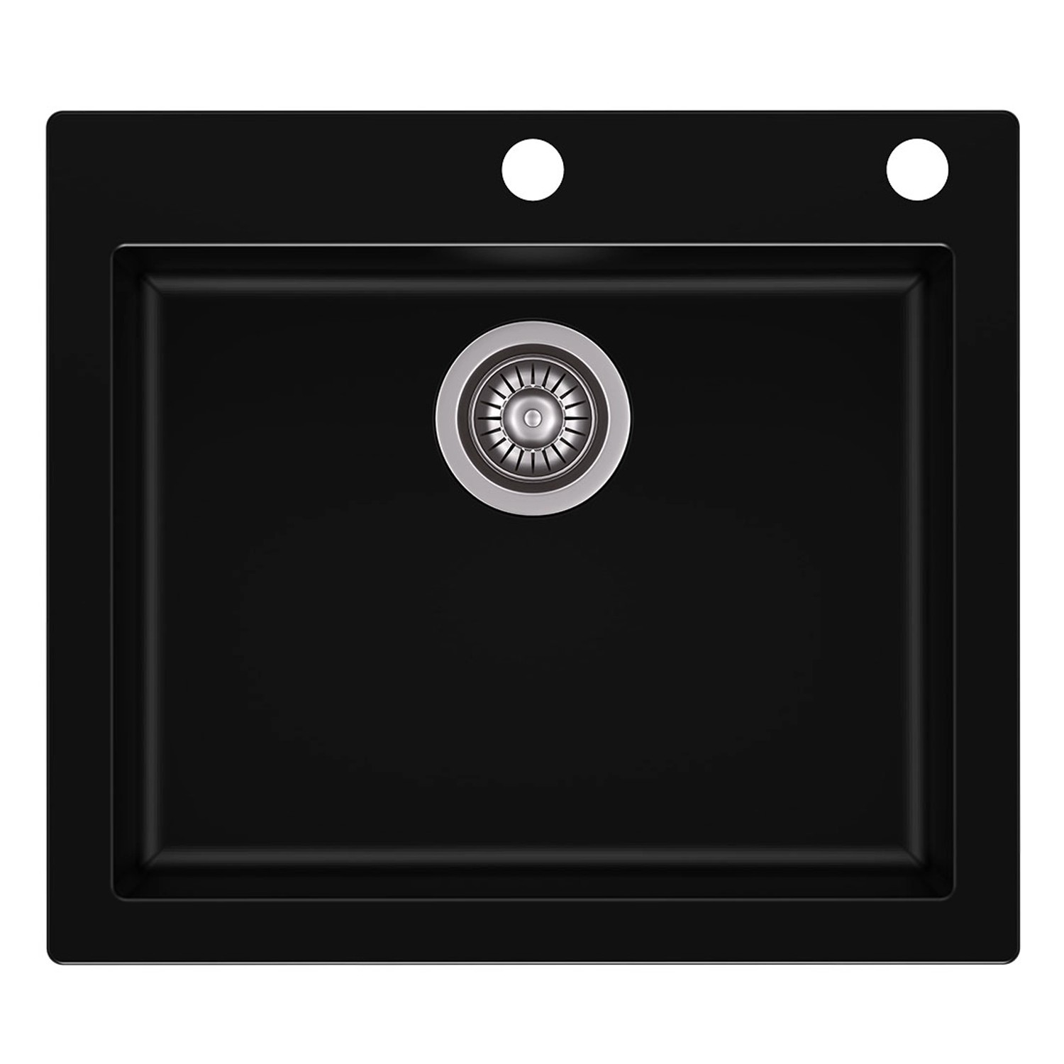 Zlewozmywak Mojito 1-kom. czarny 57x50 cm