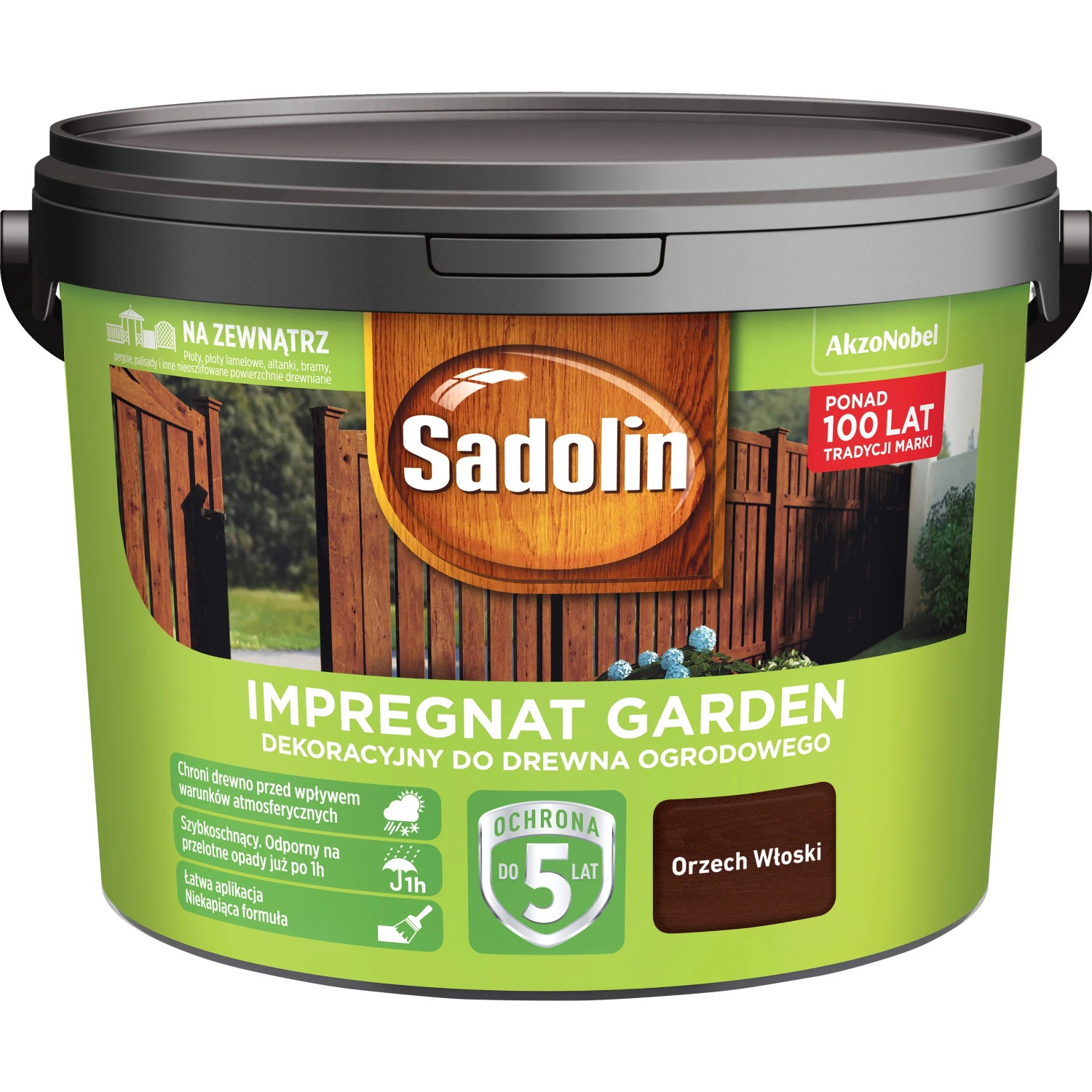 Sadolin Impregnat dekoracyjny Garden orzech włoski - 9L