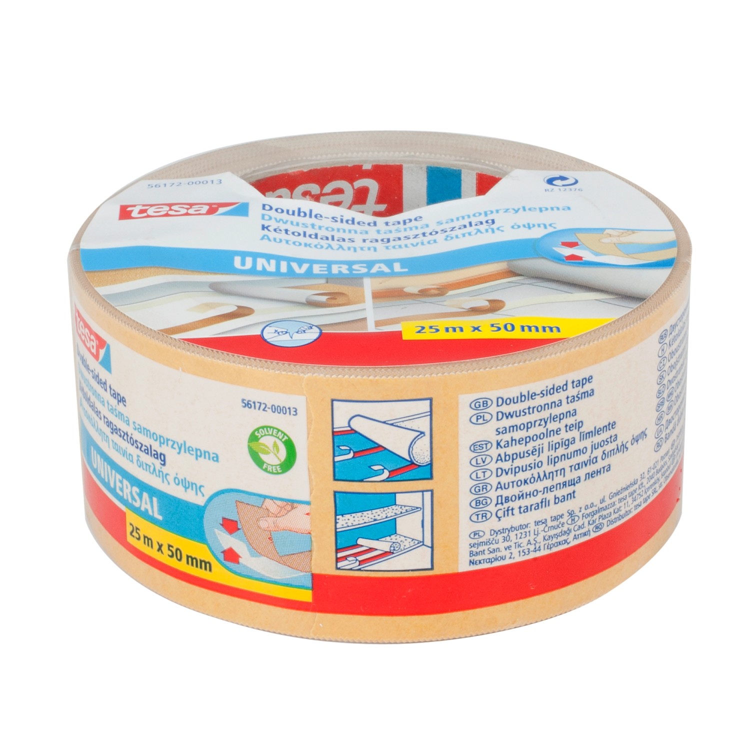 Tesa Taśma dwustronna Universal 25 m x 50 mm