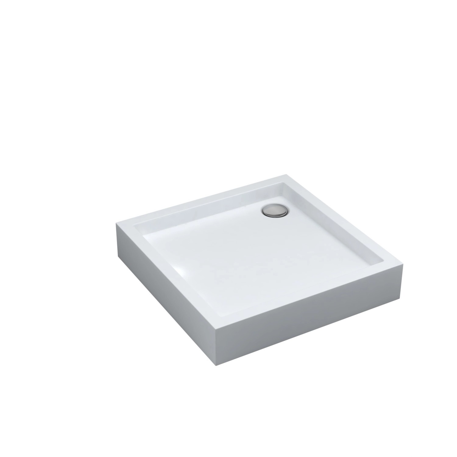 Schedpol Brodzik kwadratowy Mittel 80 biały 80x80x16