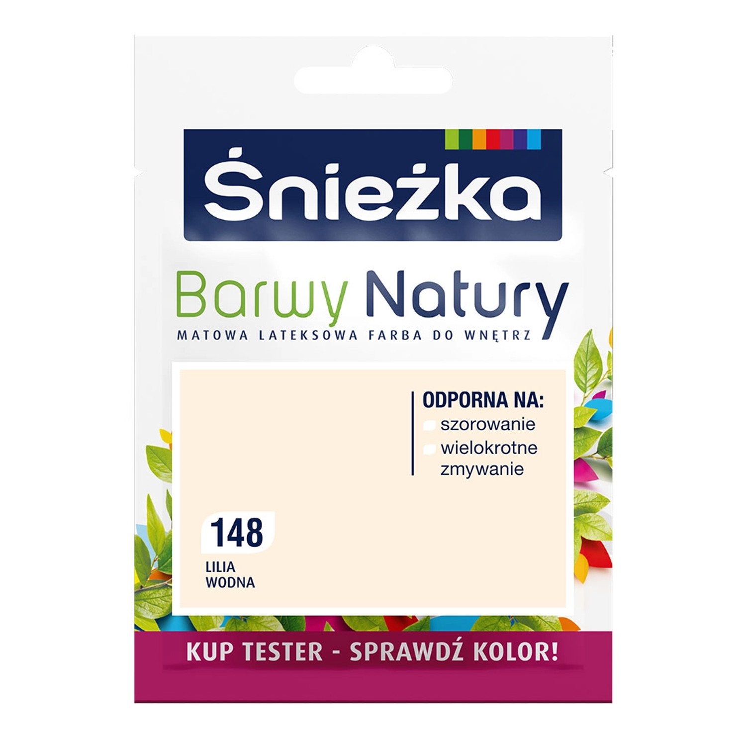 Tester farby Śnieżka Barwy Natury lilia wodna 25 ml