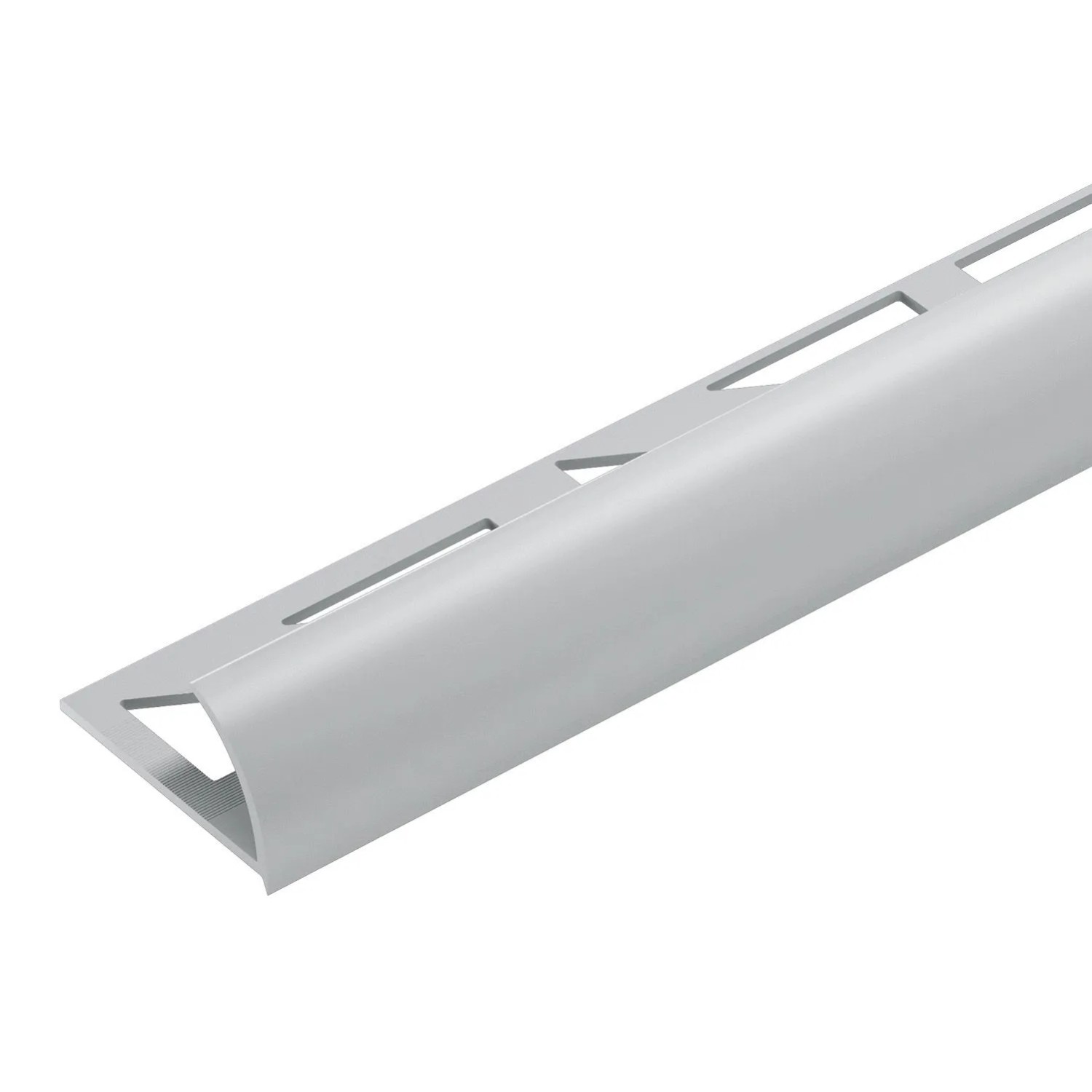 Cezar Profil aluminiowy do glazury szary jasny 9x1x2500 mm