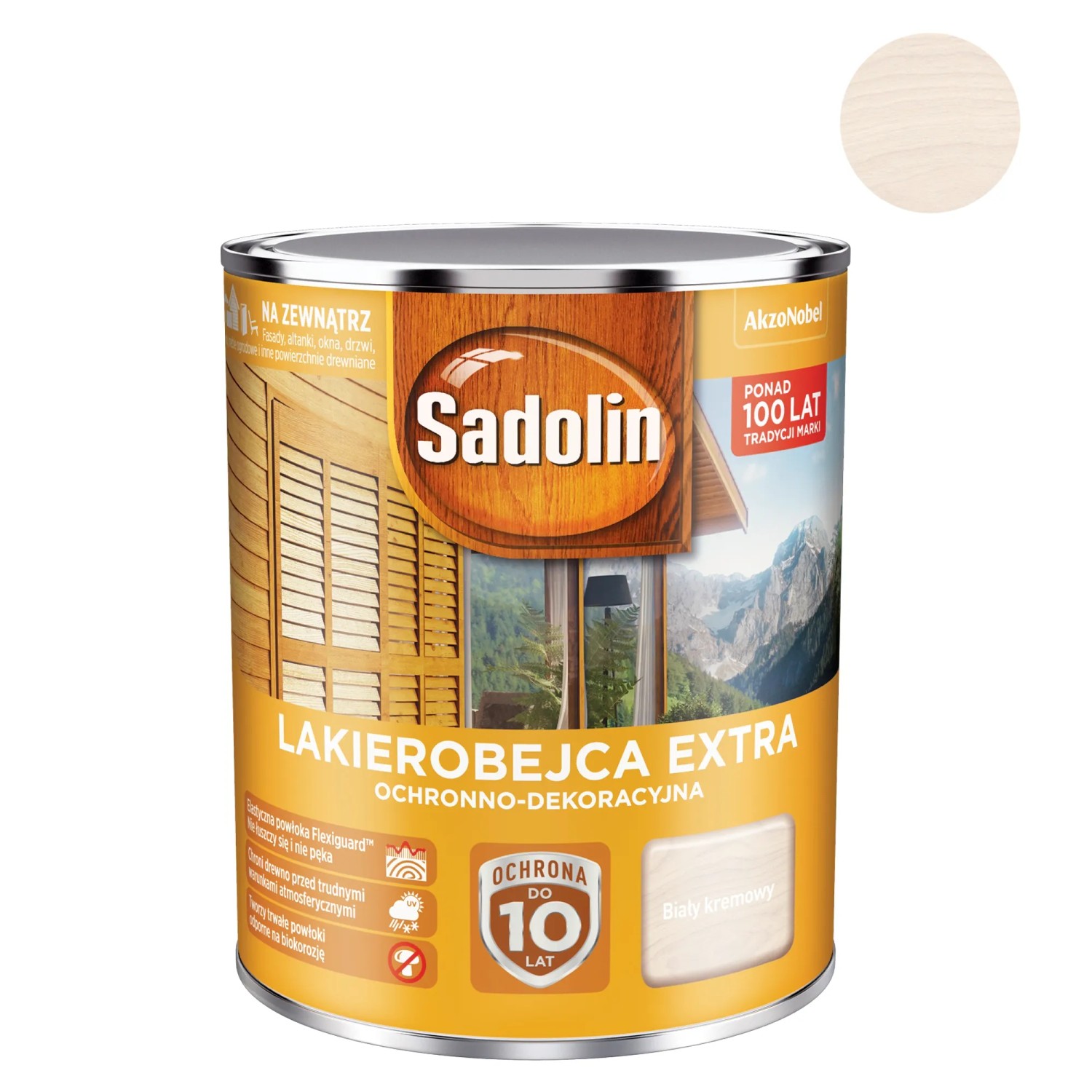 Sadolin Lakierobejca Extra biała kremowa 750 ml