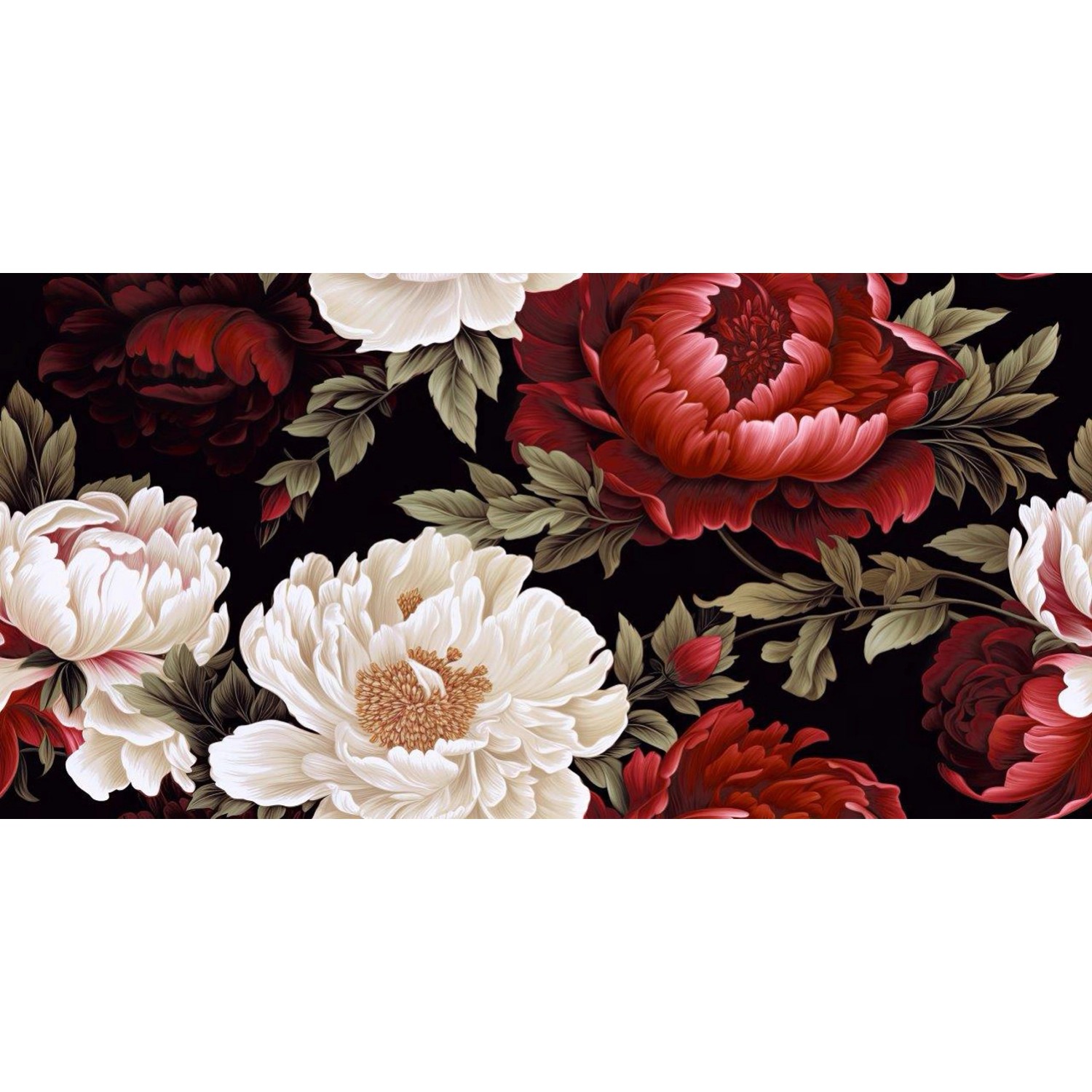 Dekor Peonia rubino 60 x 120 cm