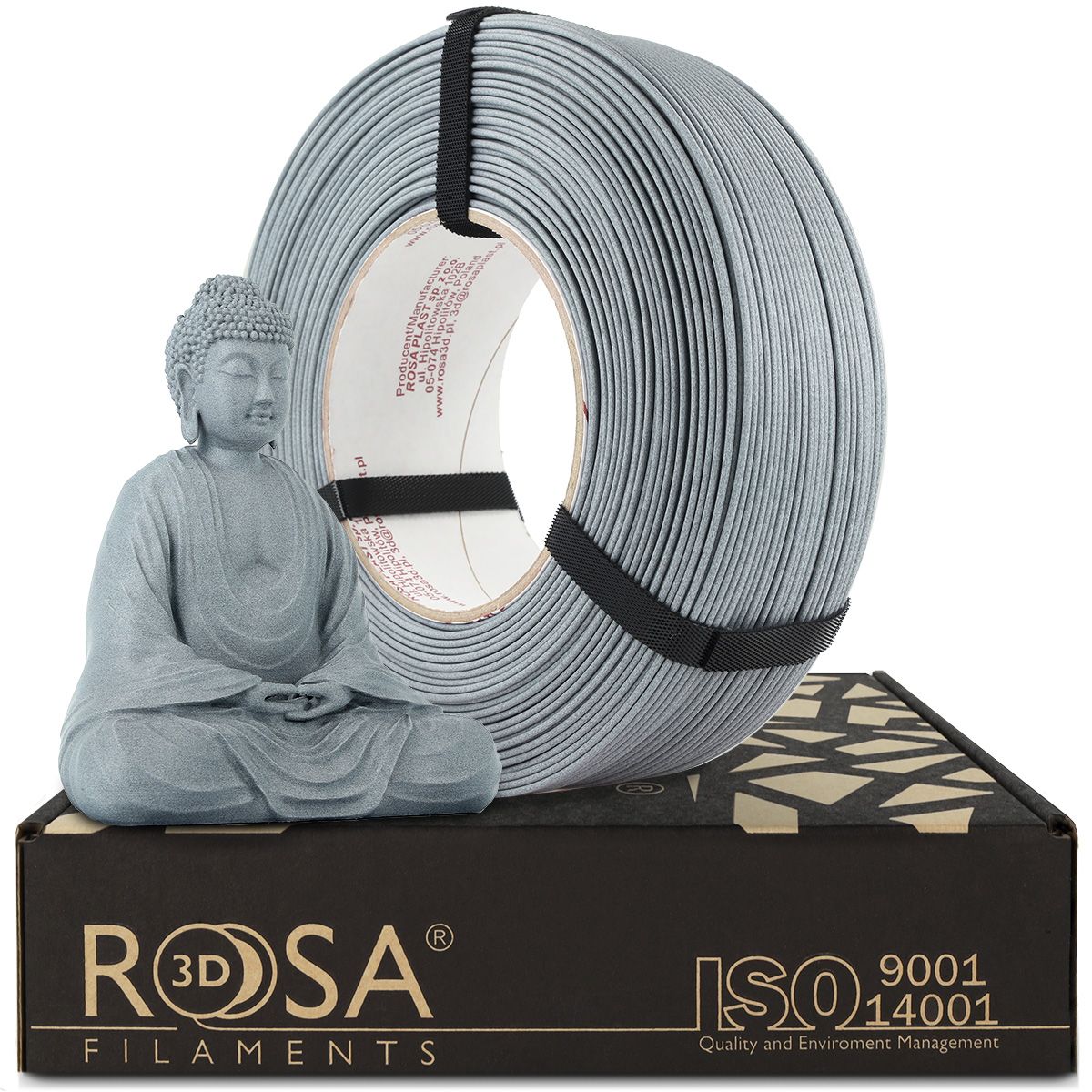 FILAMENT 3D ReFill PLA-CF Matt Stone cold gray 1,75mm 1kg