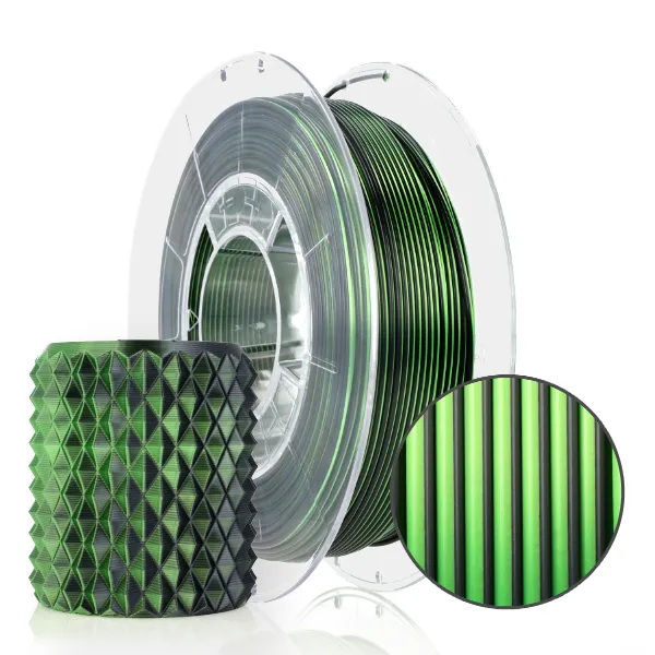 Filament 3D PLA Magic Silk Mistic Green