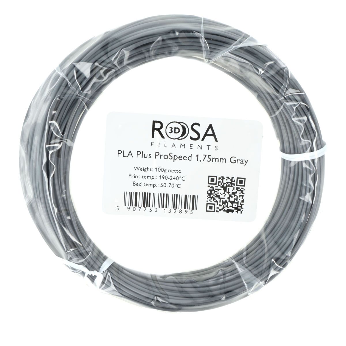 Filament 3D PLA Plus ProSpeed(Impact) Gray