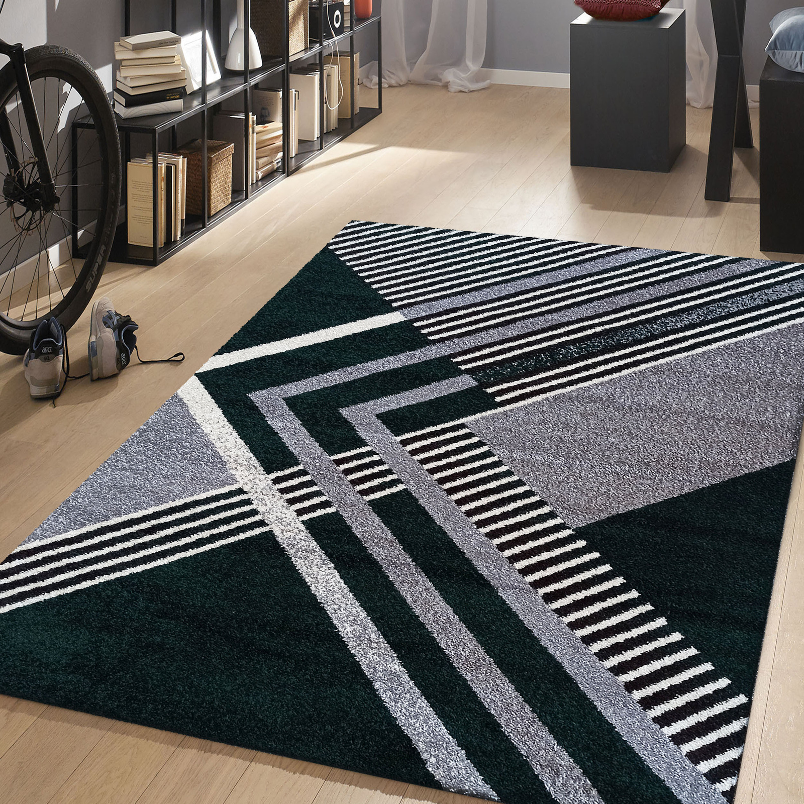 Dywan nowoczesny KOLORADO 03 szaro- zielony