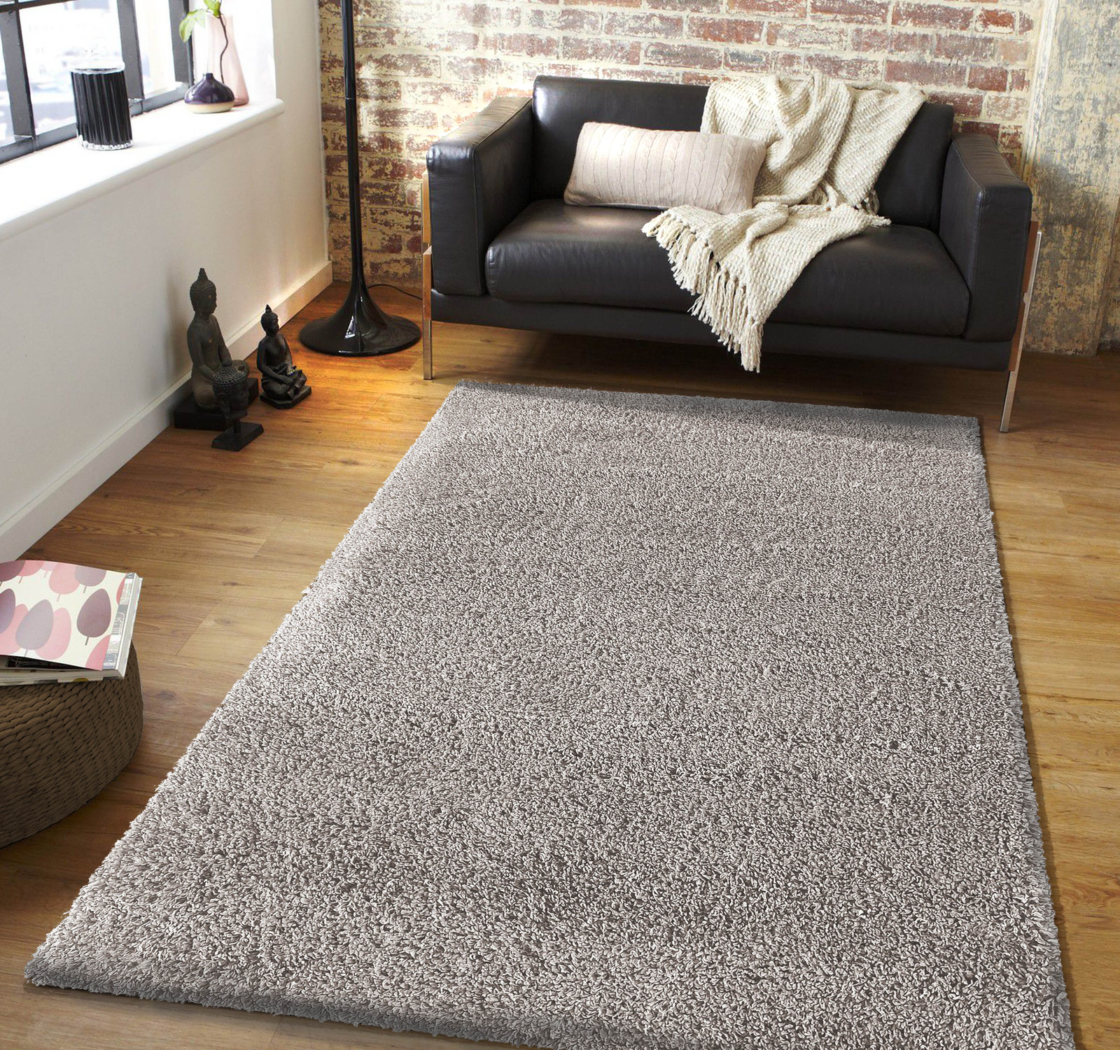 Dywan nowoczesny mięciutki Santo - typu Shaggy - beżowy