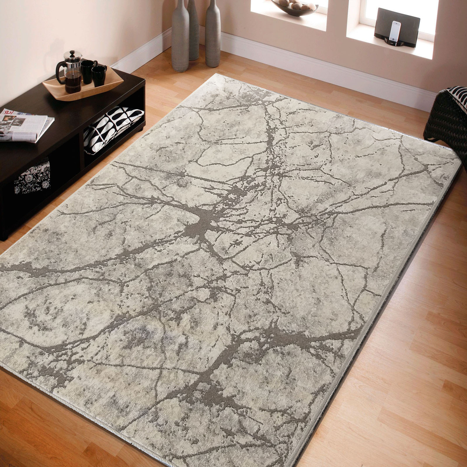 Szary dywan nowoczesny Venice 07 - beżowy