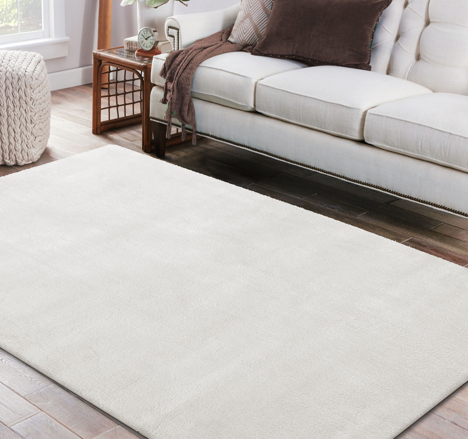 Dywan nowoczesny mięciutki Sacramento - ecru