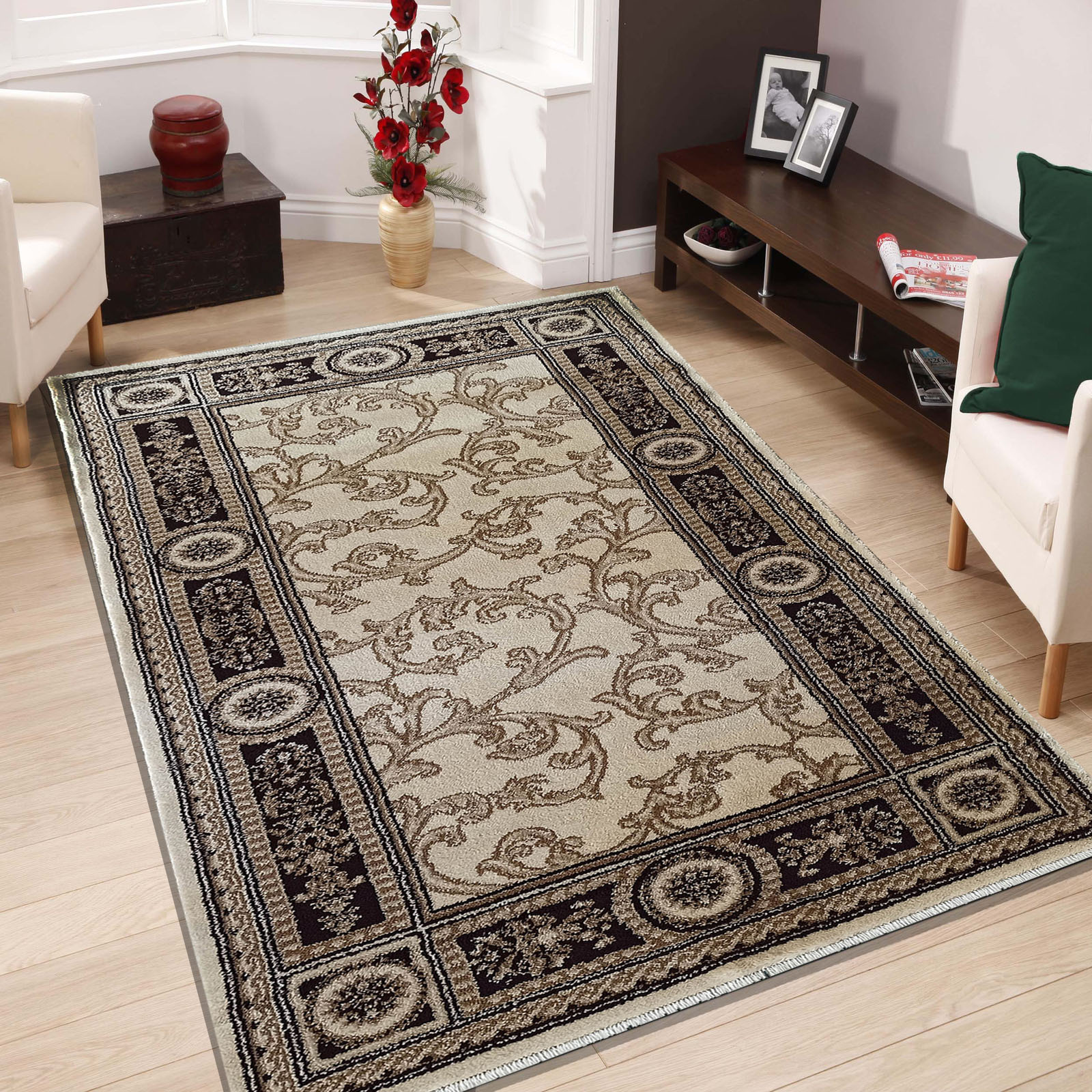 Dywan ekskluzywny kremowy Kashmir New 01