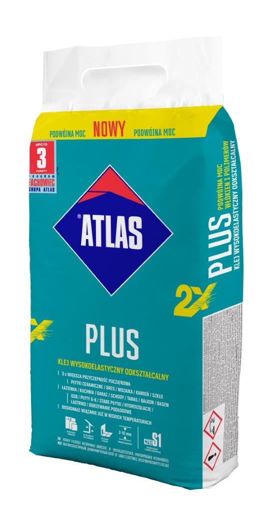 ATLAS PLUS KLEJ DO PŁYTEK 10KG C2TE S1