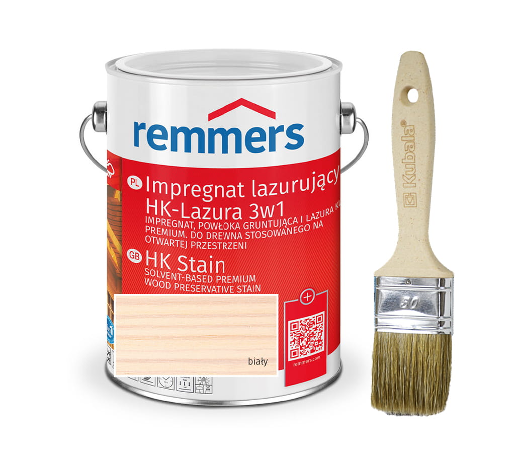 REMMERS HK-LASUR IMPREGNAT DO DREWNA BIAŁY 20L
