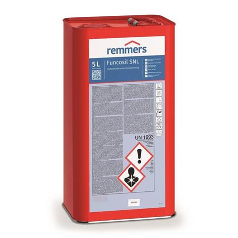 UNIWERSALNY, BEZBARWNY, ROZPUSZCZALNIKOWY IMPREGNAT HYDROFOBIZUJĄCY NA BAZIE SILANÓW/SILOKSANÓW Remmers Funcosil SNL 5L