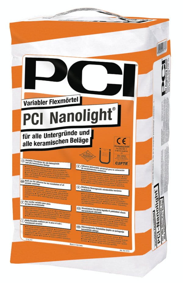 Klej do płytek BASF PCI Nanolight 15 kg elastyczny, uniwersalny
