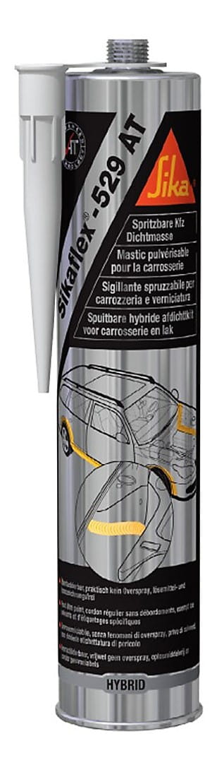 USZCZELNIACZ NATRYSKOWY DO SAMOCHODOWYCH NADWOZI SIKAFLEX 529 AT CZARNY 12 x 290ML