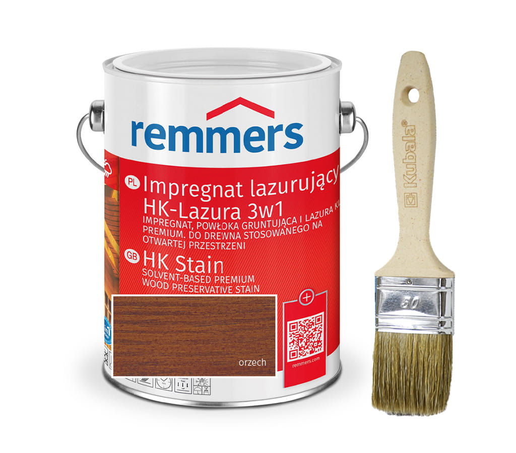REMMERS HK-LASUR IMPREGNAT DO DREWNA ORZECH 20L