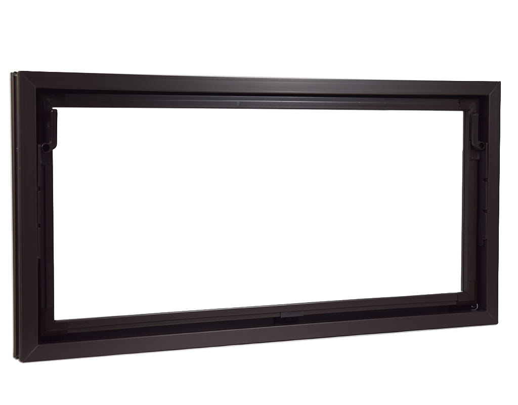 ACO OKNO GOSPODARCZE UCHYLNE 100 X 50 BRĄZ PVC