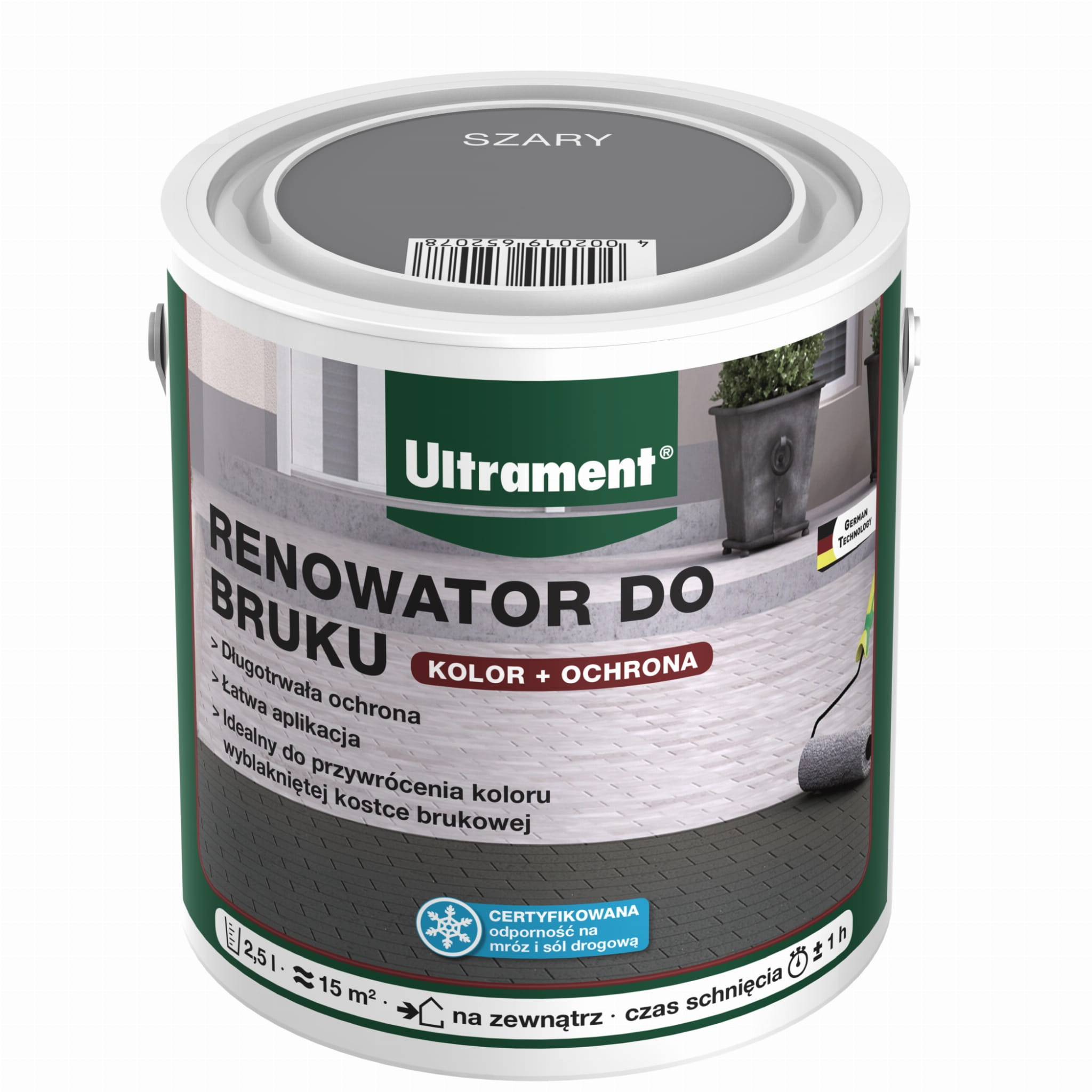 ULTRAMENT RENOWATOR DO BRUKU SZARY 2,5L