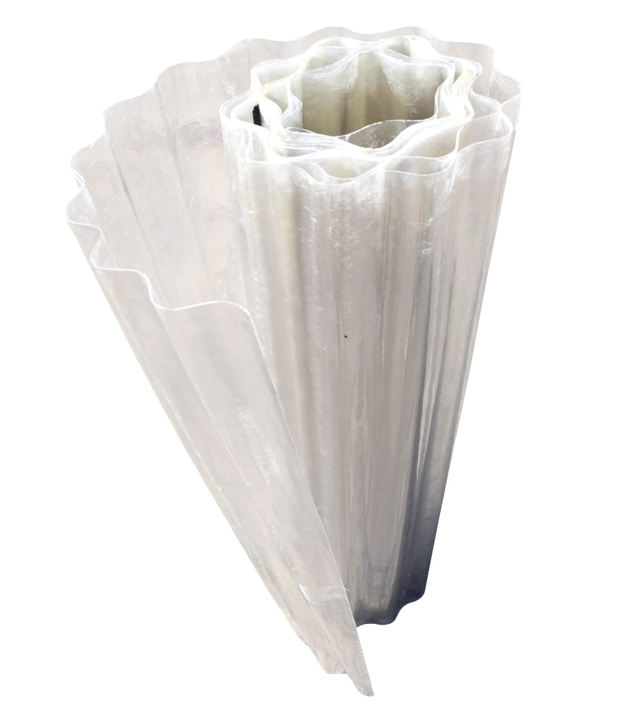 GUTTA PŁYTA FALISTA POLIESTER PVC ROLKA 2.5x10M PRZEZROCZYSTY