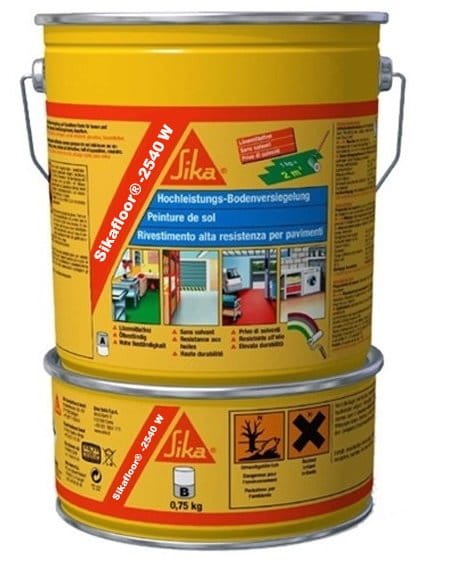 WODOROZCIEŃCZALNA POWŁOKA EPOKSYDOWA SIKAFLOOR 2540W RAL9003 6KG