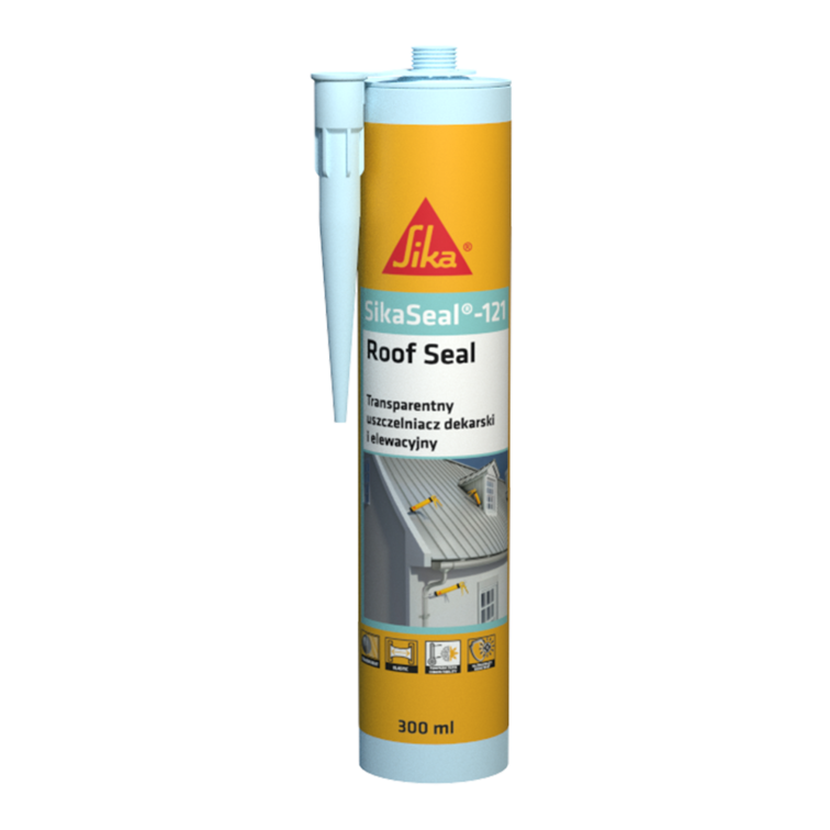 SIKASEAL 121 ROOF SEAL USZCZELNIACZ DEKARSKI BEZBARWNY 300ML