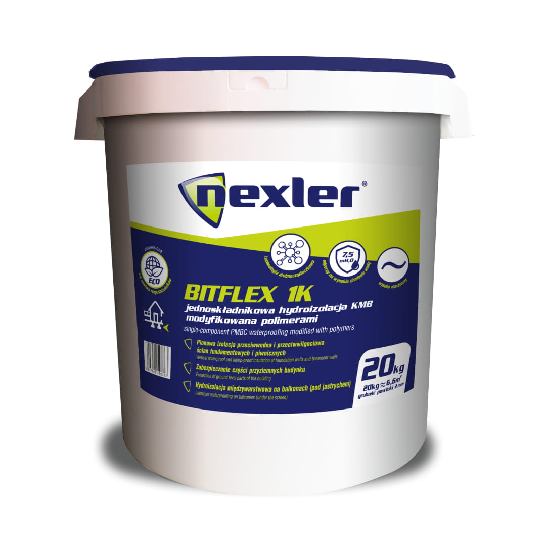IZOHAN NEXLER BITFLEX 1K 20KG HYDROIZOLACJA JEDNOSKŁADNIKOWA