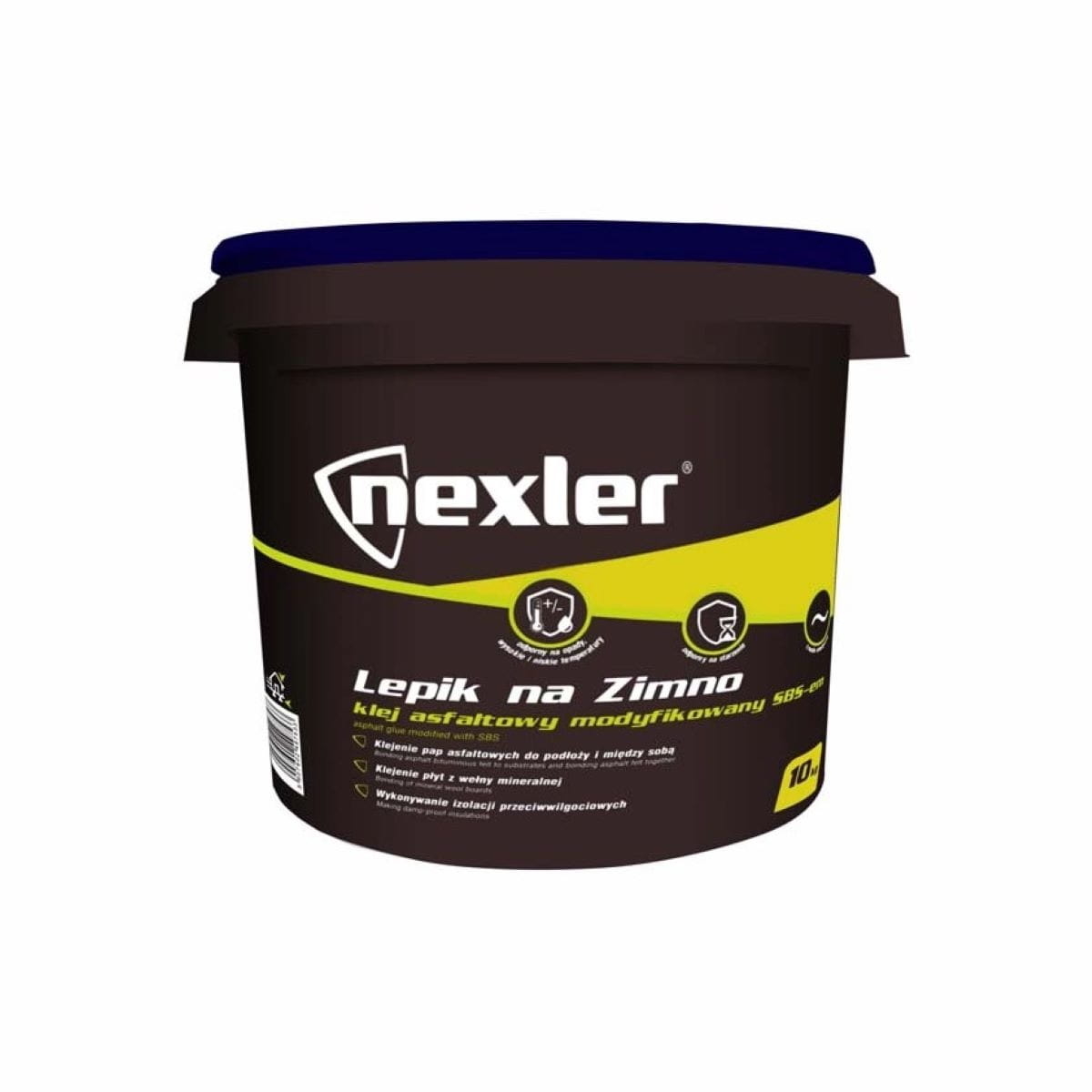 NEXLER LEPIK KLEJ DO PAP I PŁYT WEŁNY ORAZ IZOLACJI NA ZIMNO 10KG