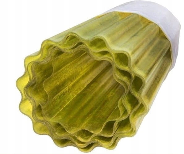 GUTTA PŁYTA FALISTA POLIESTER PVC ROLKA 2X30M2 ŻÓŁTY