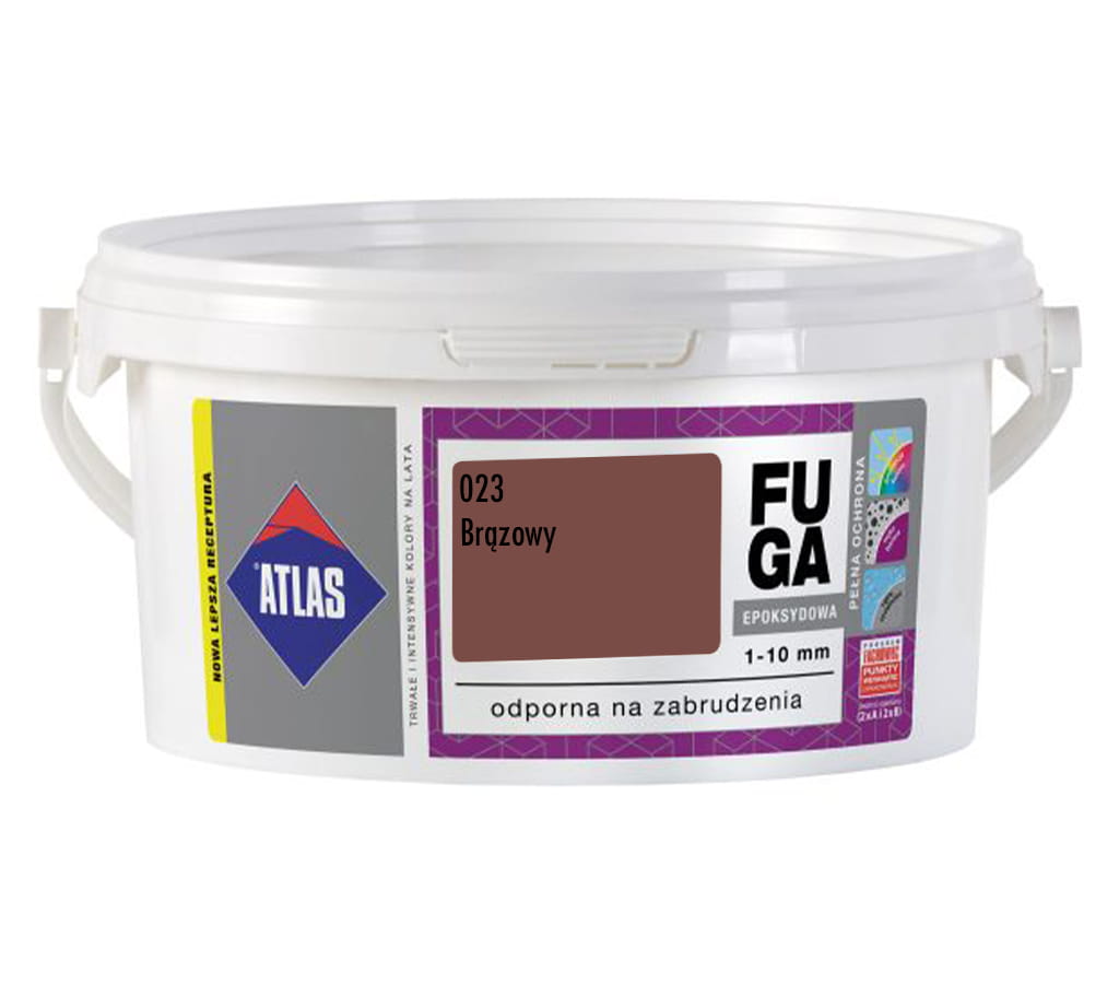 ATLAS FUGA EPOKSYDOWA 1-10MM BRĄZOWA 023 2KG ZAPRTAWA DO SPOINOWANIA