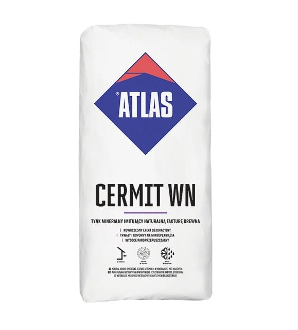 ATLAS CERMIT WN imitacja drewna 25kg