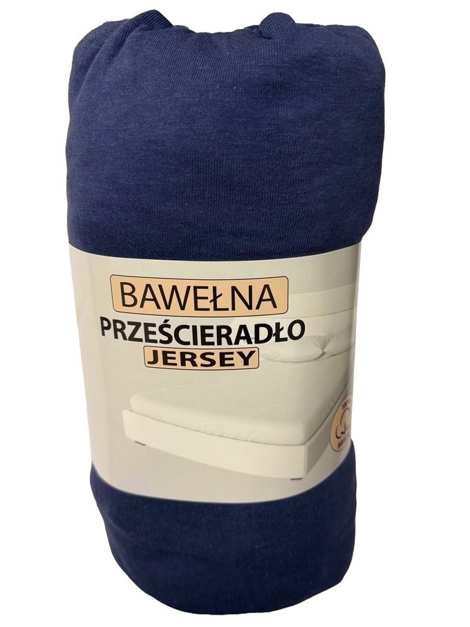Przescieradło z gumką Jersey 180x200