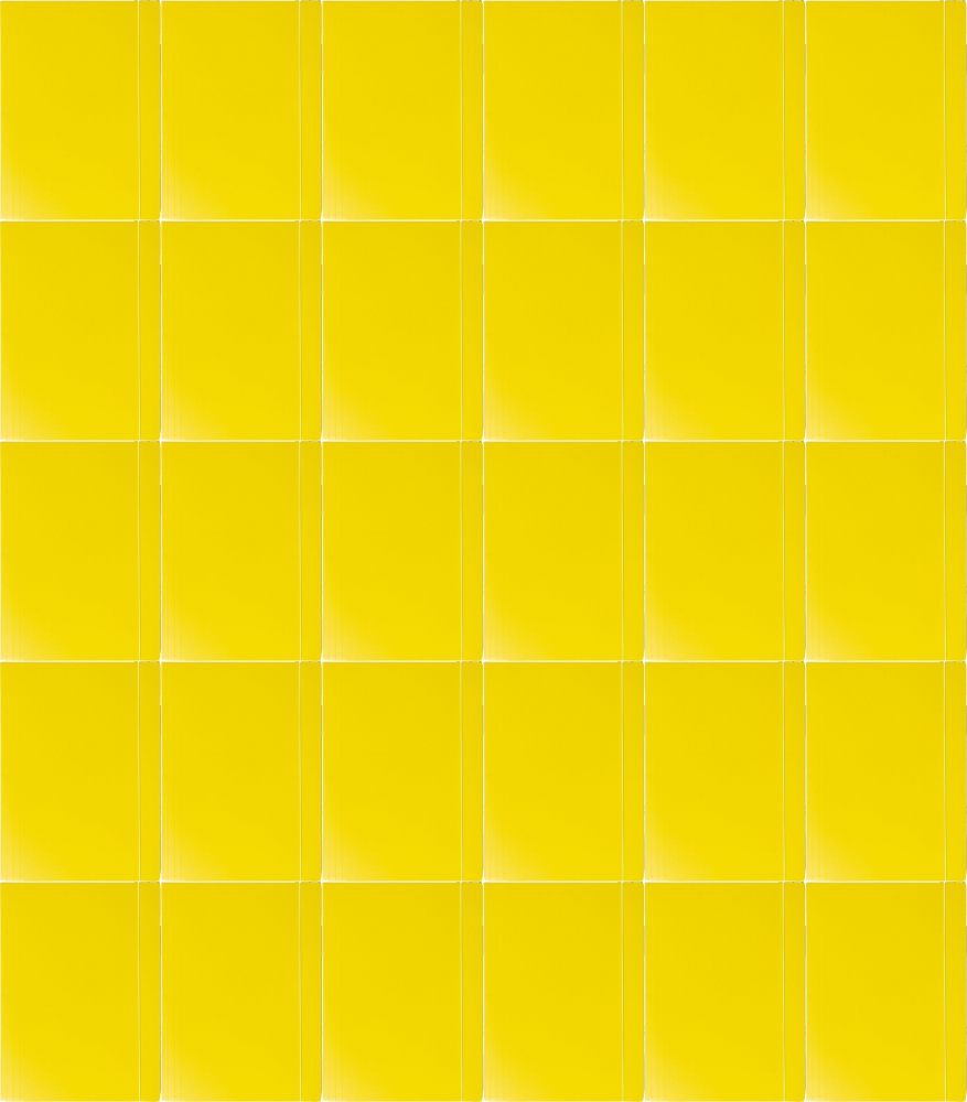 50x Teczka kartonowa z gumką Barbara, lakierowana, A4, 400g, żółty