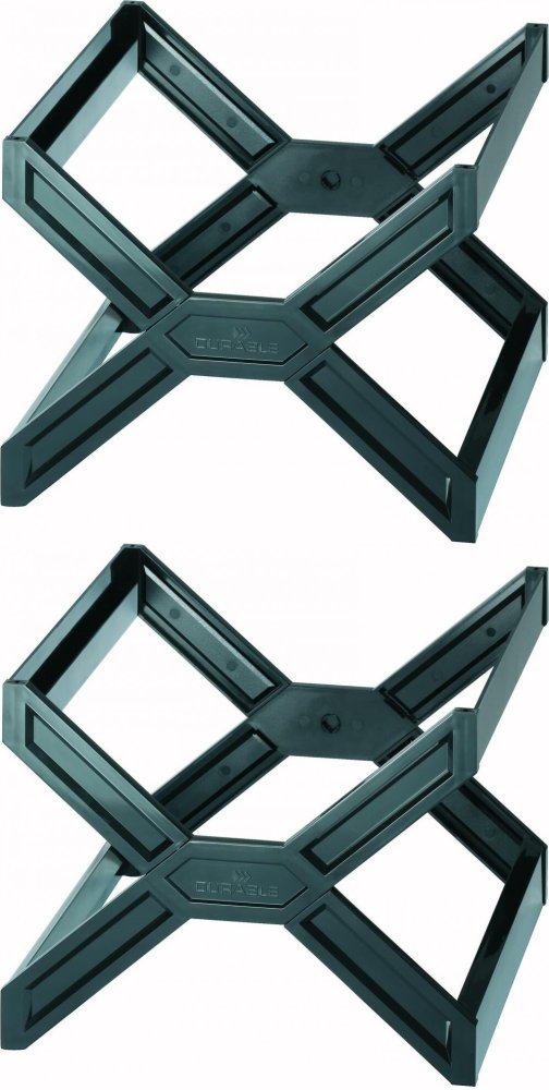 2x Pojemnik składany na 30 teczek zawieszanych Durable, 360x270x320mm, czarny