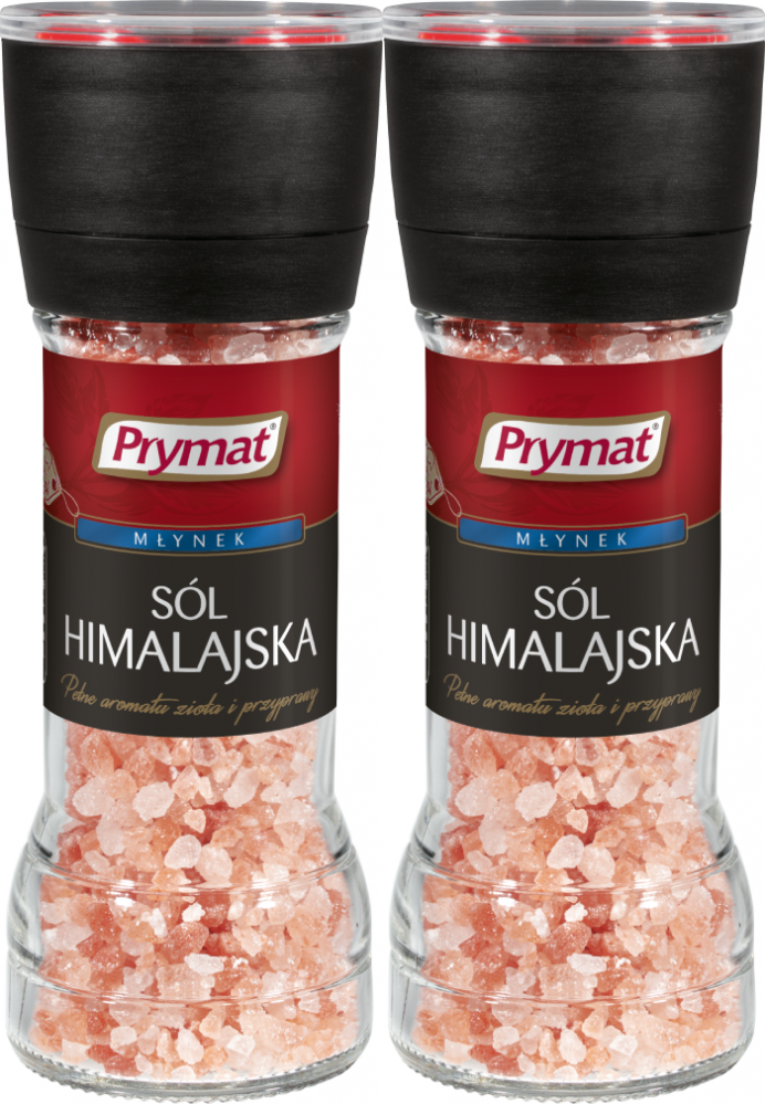 2x Sól himalajska Prymat, w młynku, 110g