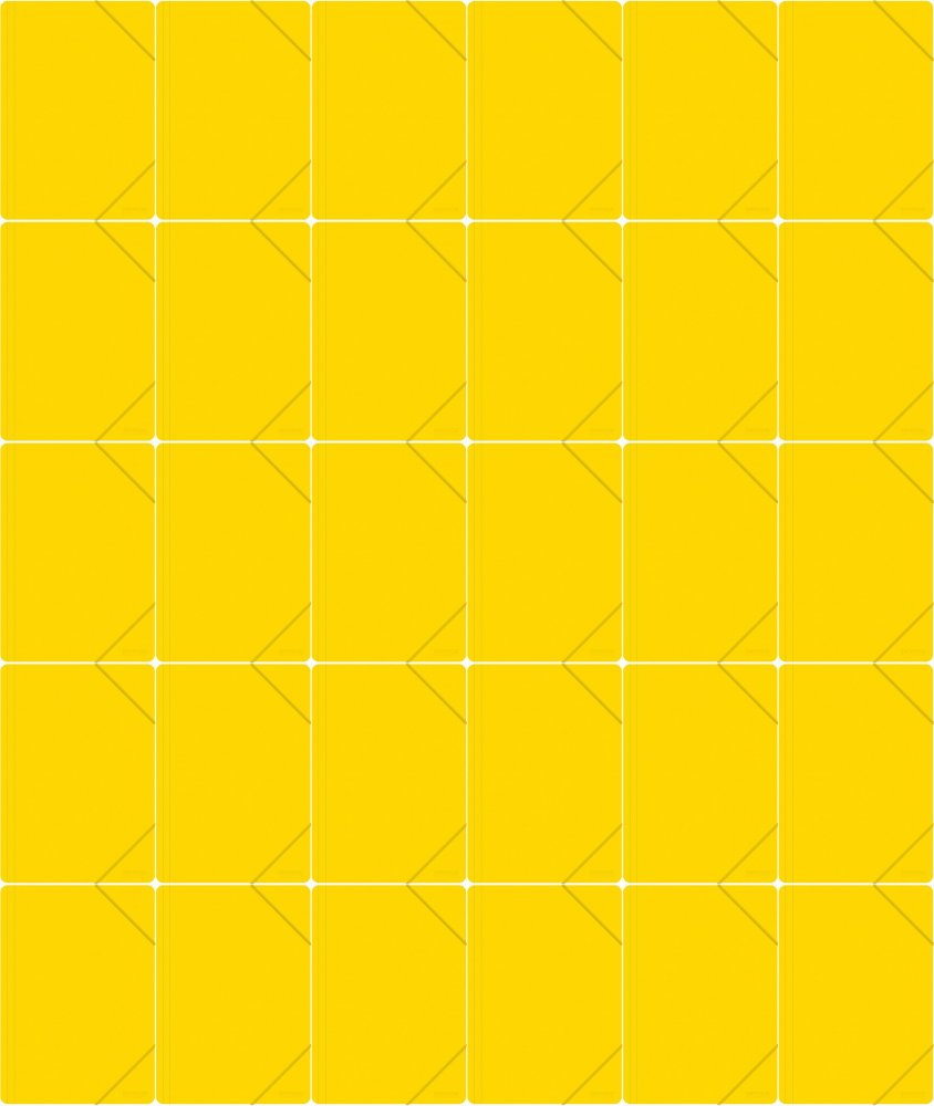 100x Teczka plastikowa z gumką Office Products, A4, 3-skrzydłowa, 500μm, żółty