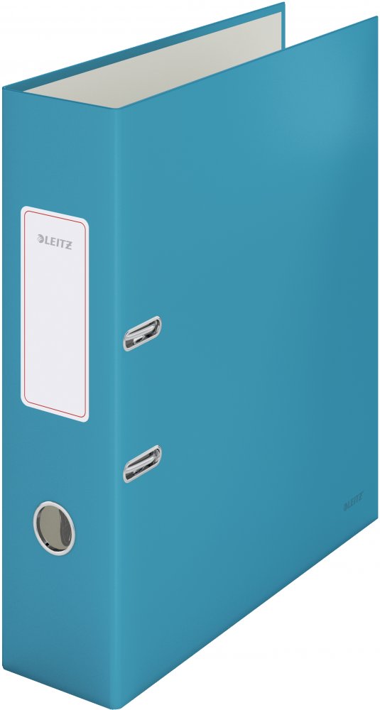 Segregator A4 Leitz 180°Cosy Soft Touch, 80mm, do 600 kartek, niebieski