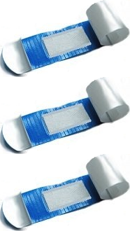 3x Plastry wykrywalne Prohaccp, 72 x 25 mm,100 sztuk, niebieski