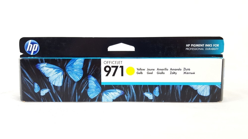 Tusz HP 971 (CN624AE), 2500 stron, yellow (żółty)