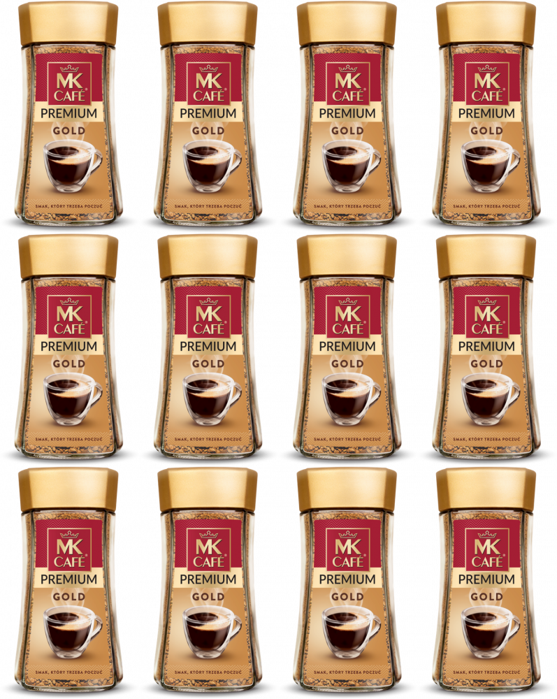 12x Kawa rozpuszczalna MK Cafe Gold, 175g