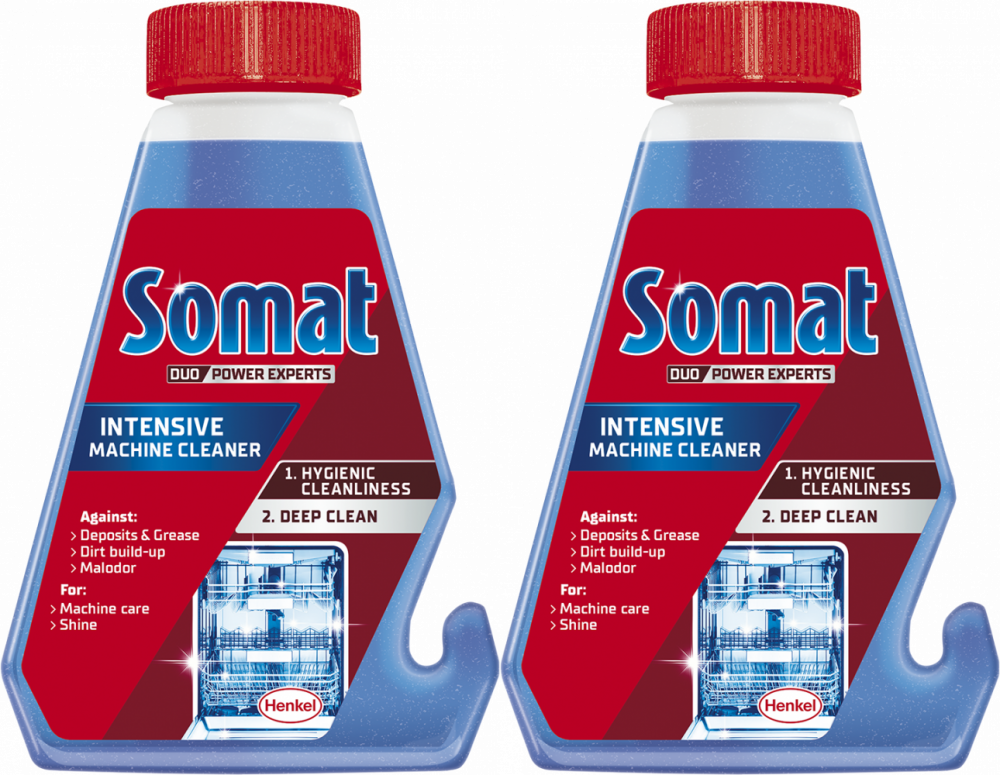 2x Płyn do mycia zmywarek Somat, 250ml