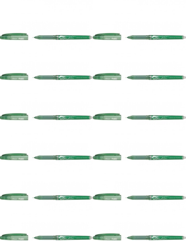 12x Cienkopis wymazywalny Pilot, Frixion Point, 0.5mm, zielony