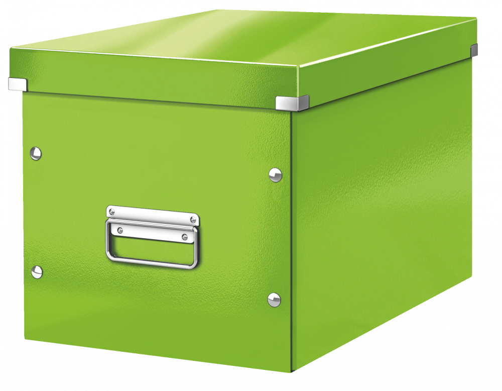 Pudło uniwersalne Leitz Click&Store, rozmiar L (320x310x360mm), zielony