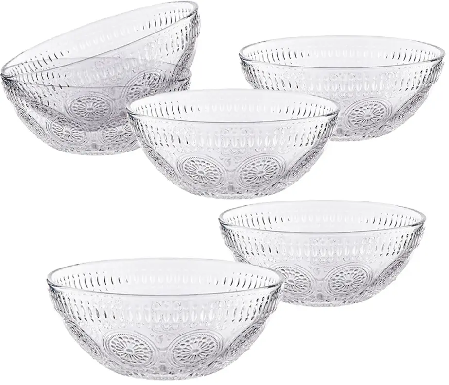 Salaterka szklana Altom Design Daisy, 13cm, 6 sztuk, przezroczysty