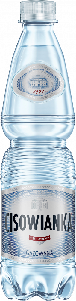 Woda gazowana Cisowianka, 0.5l, butelka PET